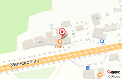 Кафе-столовая Гжать на карте