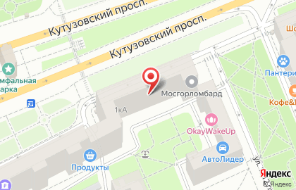Картридж на Кутузовской на карте