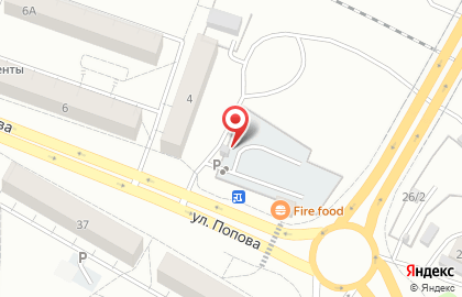 Автостоянка в Красноярске на карте
