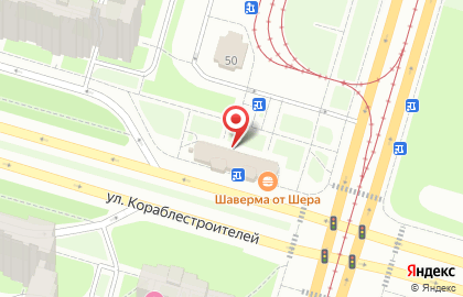Магазин женской одежды на ул. Кораблестроителей, 48 к2 на карте