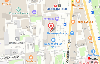 Автошкола Ученик на Люсиновской улице на карте