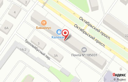 Центр бухгалтерских услуг Налоговая Помощь на Октябрьском проспекте на карте