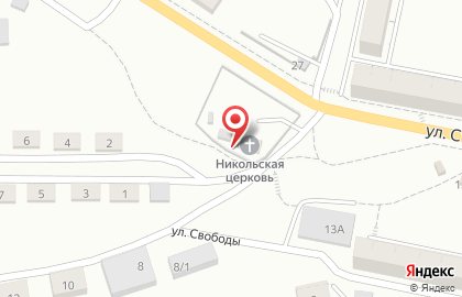 Храм святителя Николая Чудотворца в Челябинске на карте