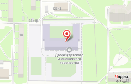 Дворец Детского и Юношеского Творчества на Ленинском проспекте на карте
