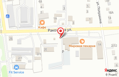 Киоск по продаже воды Струговский источник на Раковской улице на карте