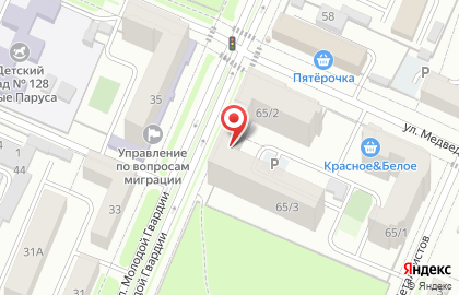 Магазин разливного пива Даниловское пиво на улице Медведева на карте