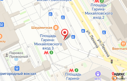 Киоск по продаже кондитерских изделий на Площади Гарина-Михайловского на карте
