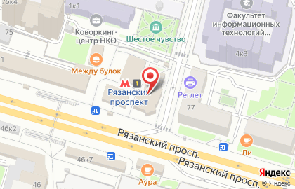 Магазин овощей и фруктов в Москве на карте