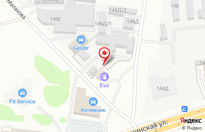 Рекламный щит, РГ Торговая Марка в Индустриальном районе на карте