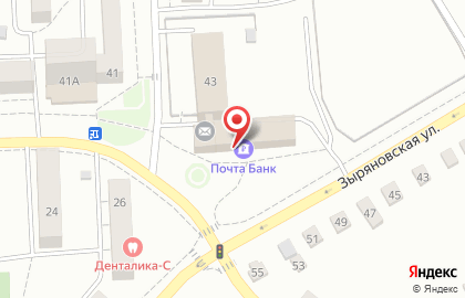 Почта Банк в Кемерово на карте