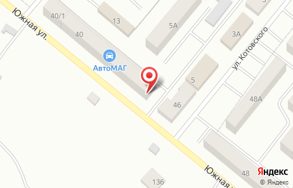 Магазин АвтоМАГ на Южной улице на карте