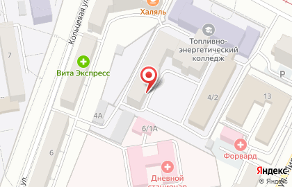 Общежитие Уфимский топливно-энергетический колледж в Орджоникидзевском районе на карте