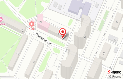 KDL на Парковой улице на карте