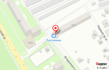 Магазин Полтинник на Владимирской улице на карте