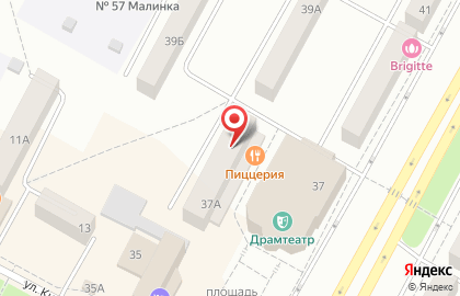 Пиццерия в Иркутске на карте