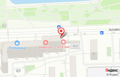 Стоматология Эстетикс на Алтайской улице на карте