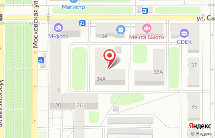 Мастерская по ремонту обуви на улице Садовского на карте