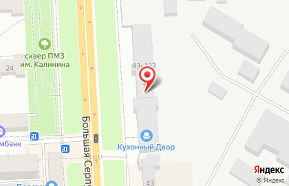 Производственно-монтажная компания Окна-Сервис на Большой Серпуховской улице в Подольске на карте
