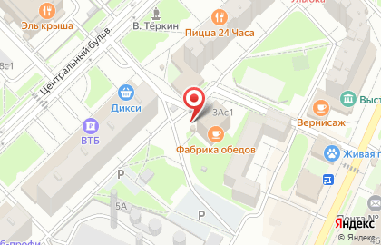 Киоск по продаже питьевой воды Ключ здоровья на Центральном бульваре на карте