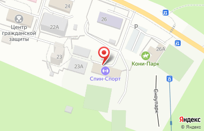 Центр проката спортивного и зимнего инвентаря Спин-Спорт на карте