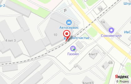 Магазин автозапчастей для иномарок Запсчастье.рф в 15-м проезде на карте