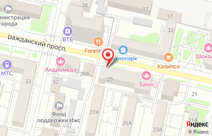Цветочная мастерская Мох на Гражданском проспекте на карте