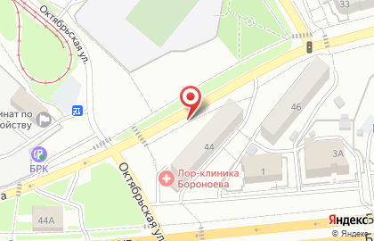 Крона на Октябрьской улице на карте