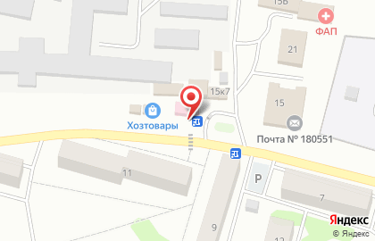 Магазин хозтоваров и семян в Пскове на карте