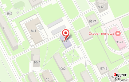 Подростково-молодежный клуб Юность на улице Кибальчича на карте