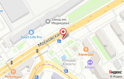 Банкомат, Центрально-Черноземный банк Сбербанка России, ОАО, Орловское отделение на Московской улице на карте