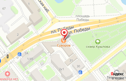 Бар-ресторан Суворов на карте
