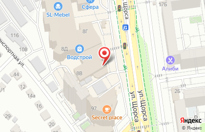 Мебельный салон в Белгороде на карте