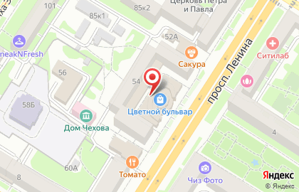 Магазин цветов, ИП Хромова Е.Л. на карте