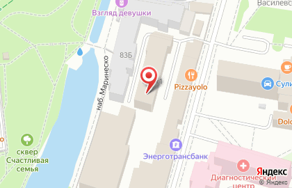 Сауна Афродита в Ленинградском районе на карте
