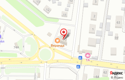 Кафе ВЕРАНДА в Москве на карте