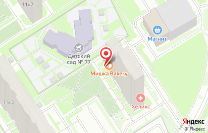 Пекарня Мишка Bakery на Дальневосточном проспекте на карте