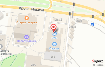 Салон Аллоджио мебель на проспекте Ильича в Первоуральске на карте