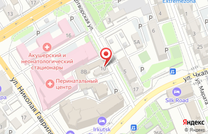 Иркутский областной комитет горно-металлургического профсоюза России на карте
