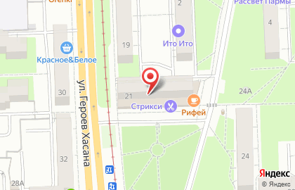 Оптима в Осе на карте