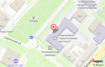 Пензенский государственный университет архитектуры и строительства в Пензе на карте