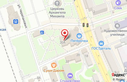 Центр оформления купли-продажи автомобилей на Октябрьской улице на карте