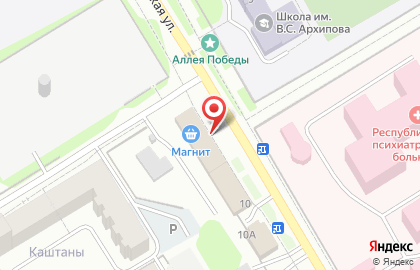 Супермаркет Магнит на Советской улице на карте