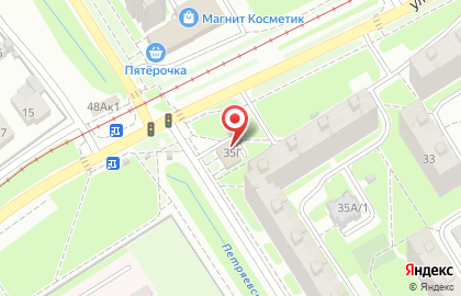 Продуктовый минимаркет в Автозаводском районе на карте