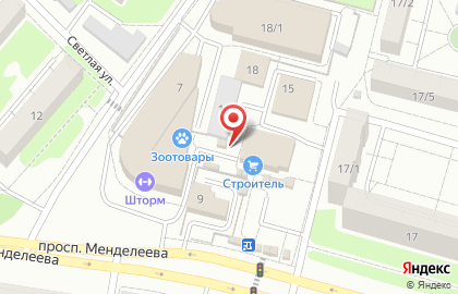 Мемориальная компания Акрополь на проспекте Менделеева на карте