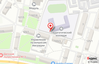 Краснодарский педагогический колледж на Ставропольской улице на карте