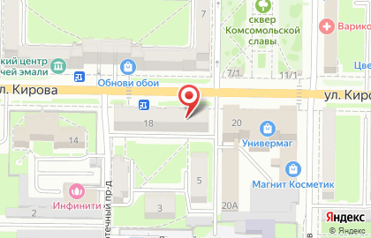 Упакцентр в Кемерово на карте