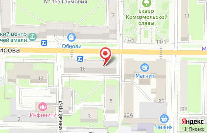 Упакцентр в Кемерово на карте