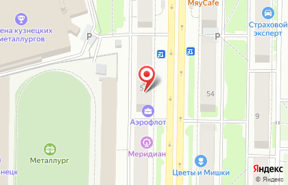 Совкомбанк на проспекте Металлургов на карте