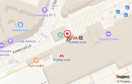 Кофейня фиксированных цен One & Double на площади Киевского Вокзала на карте