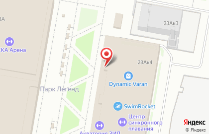 Спортивный клуб Олимп дайв на Автозаводской улице на карте